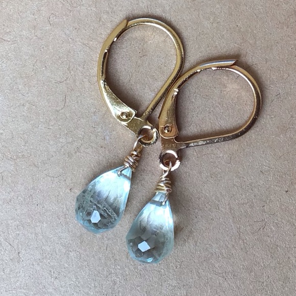 Sundance Charm Aquamarine Earrings - Picture 4 of 4